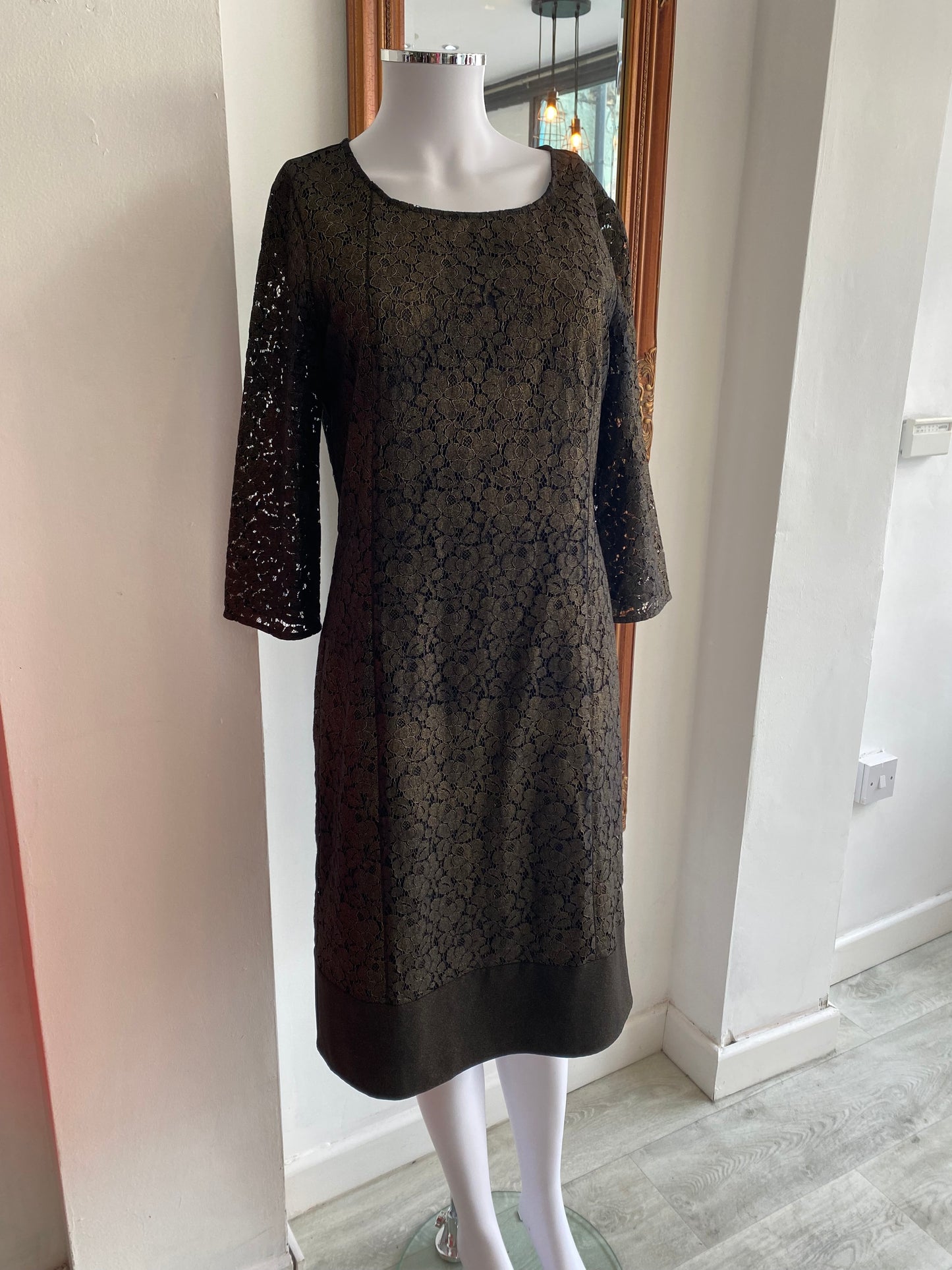 In Wear Bronze Lace Dress Size 12