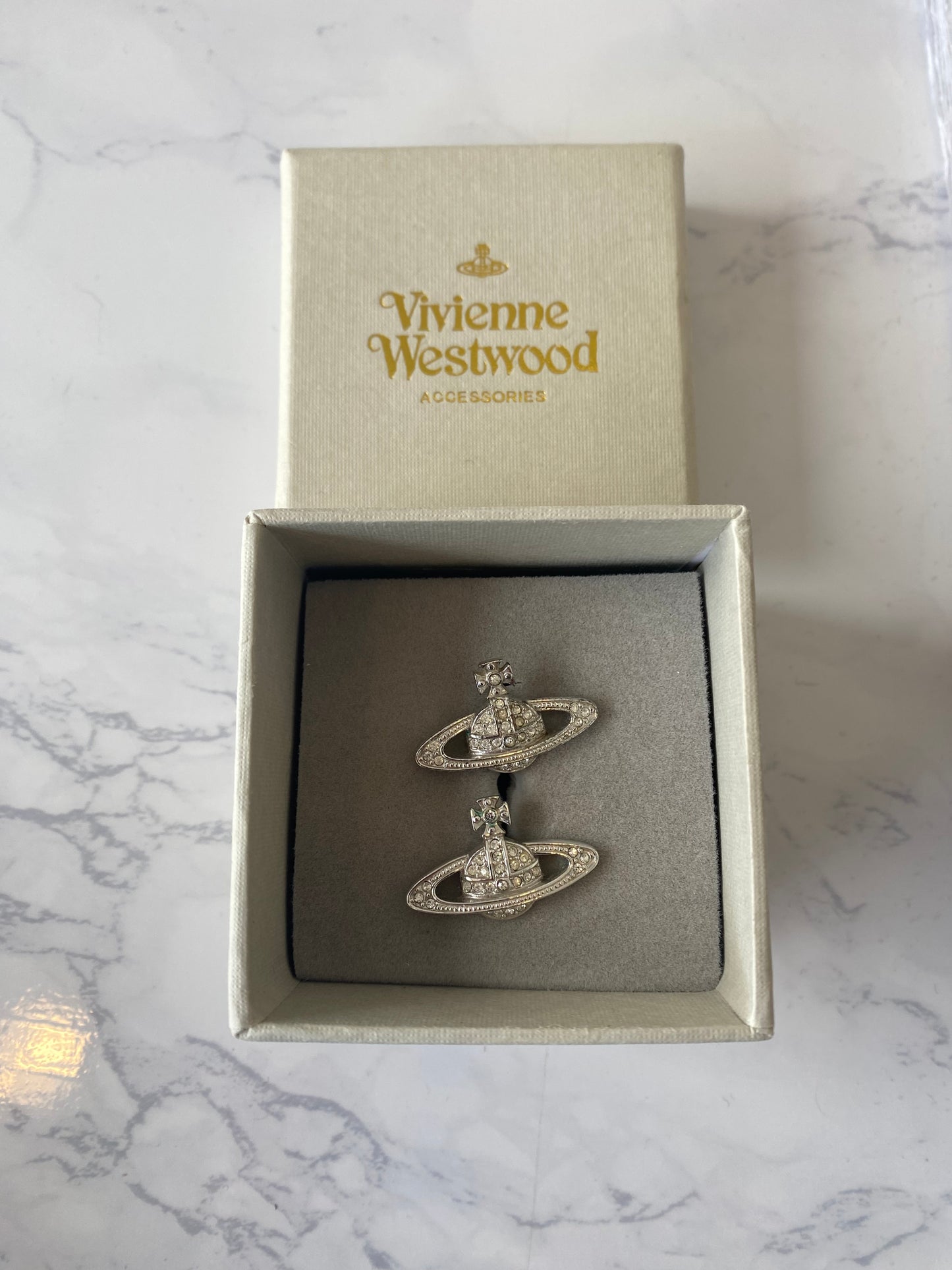 Vivienne Westwood Jewelled Orb Earrings