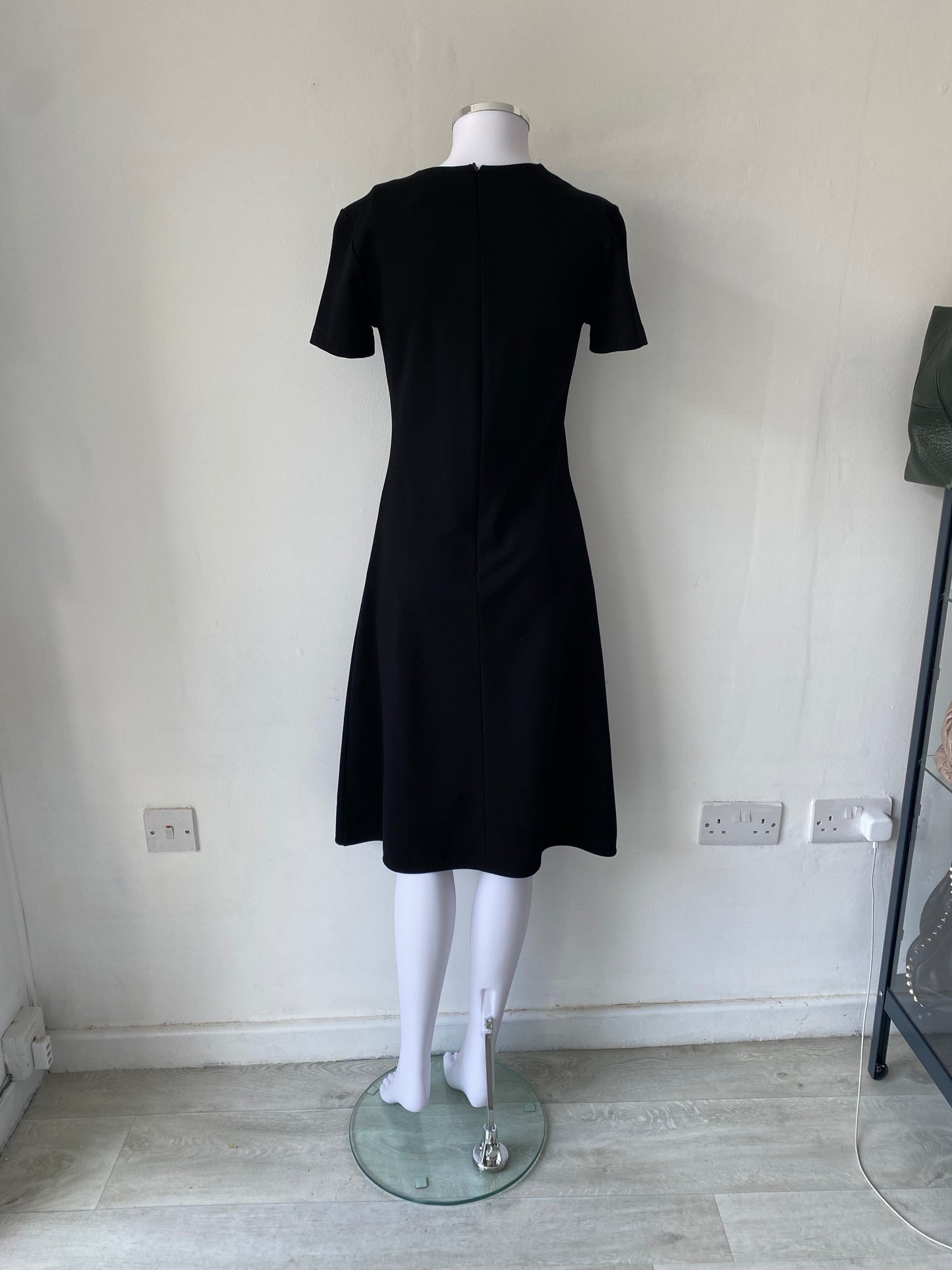 Paul Smith Black Dress with Red Trim Size 8