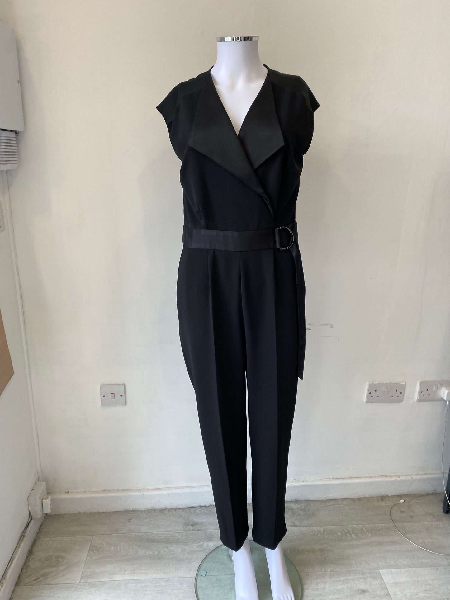 Coast Black Jumpsuit Size 12