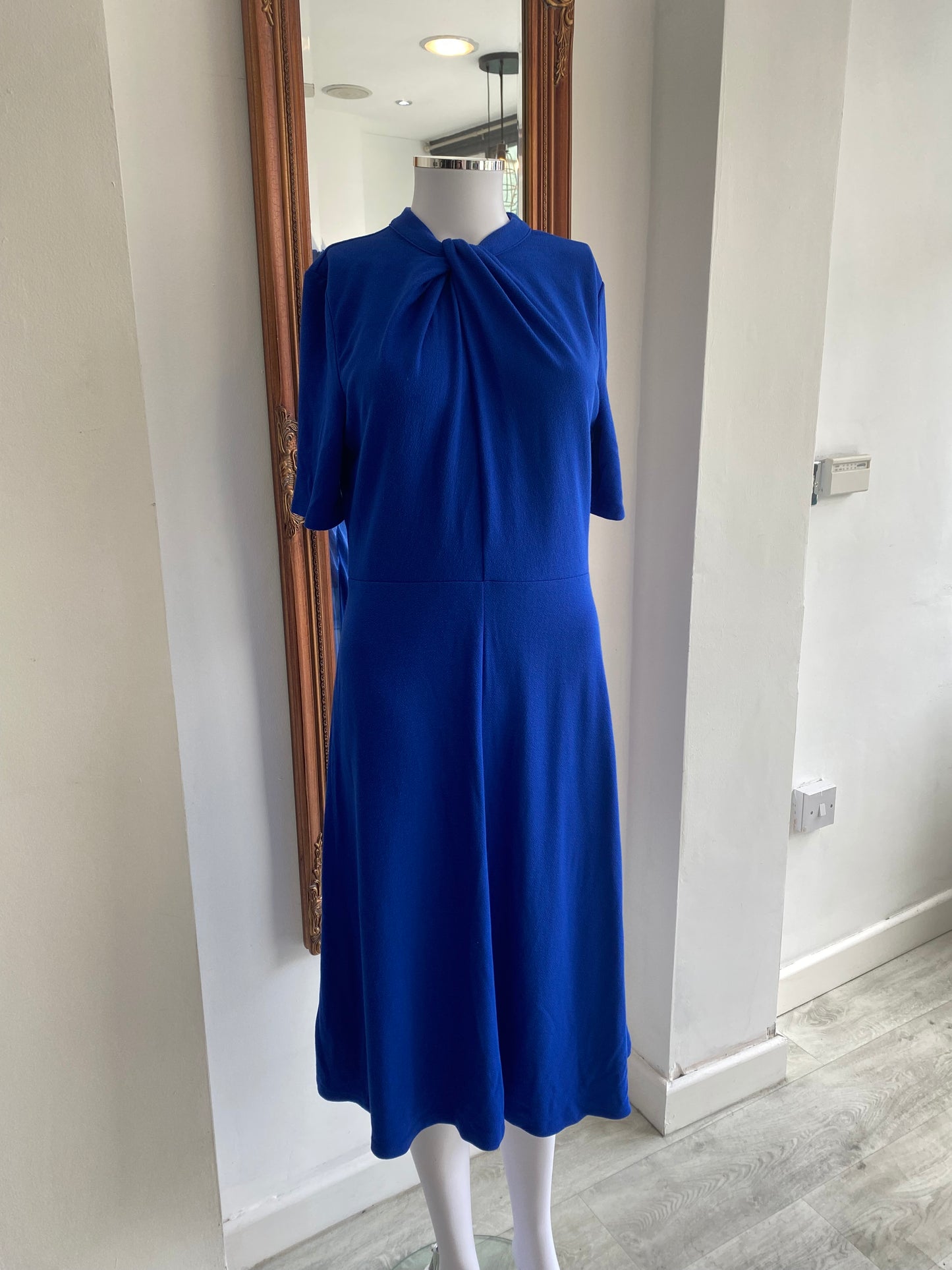 Phase Eight Blue Knot Dress Size 12