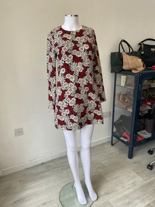 Zara Floral Print Dress Size Small 8-10