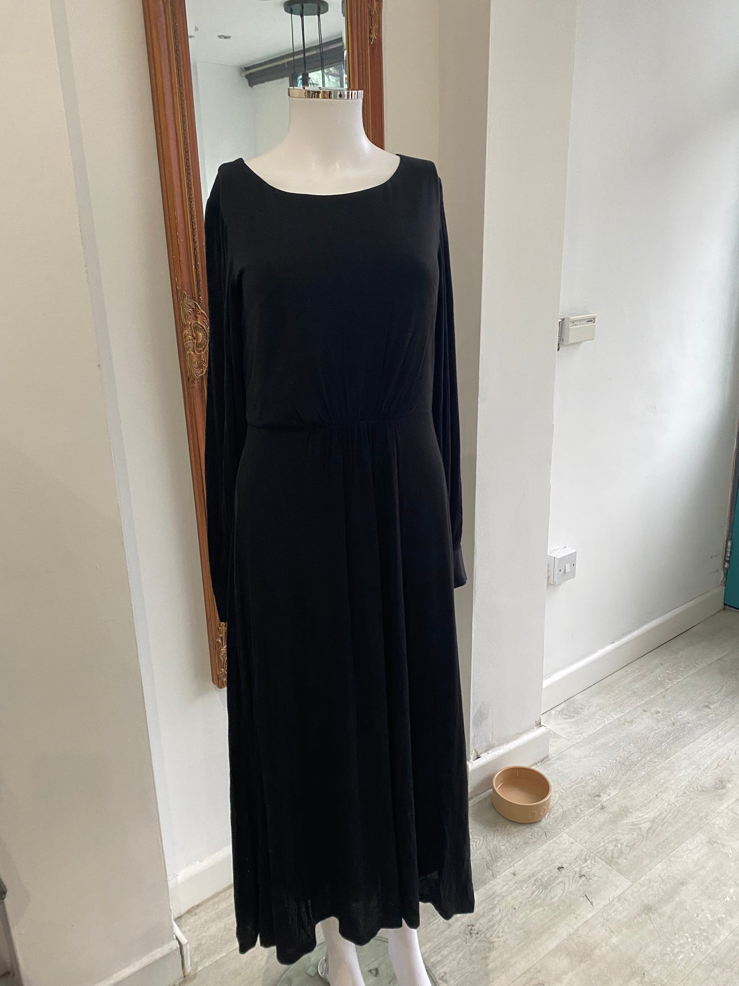 Boden Black Long Dress Size 8