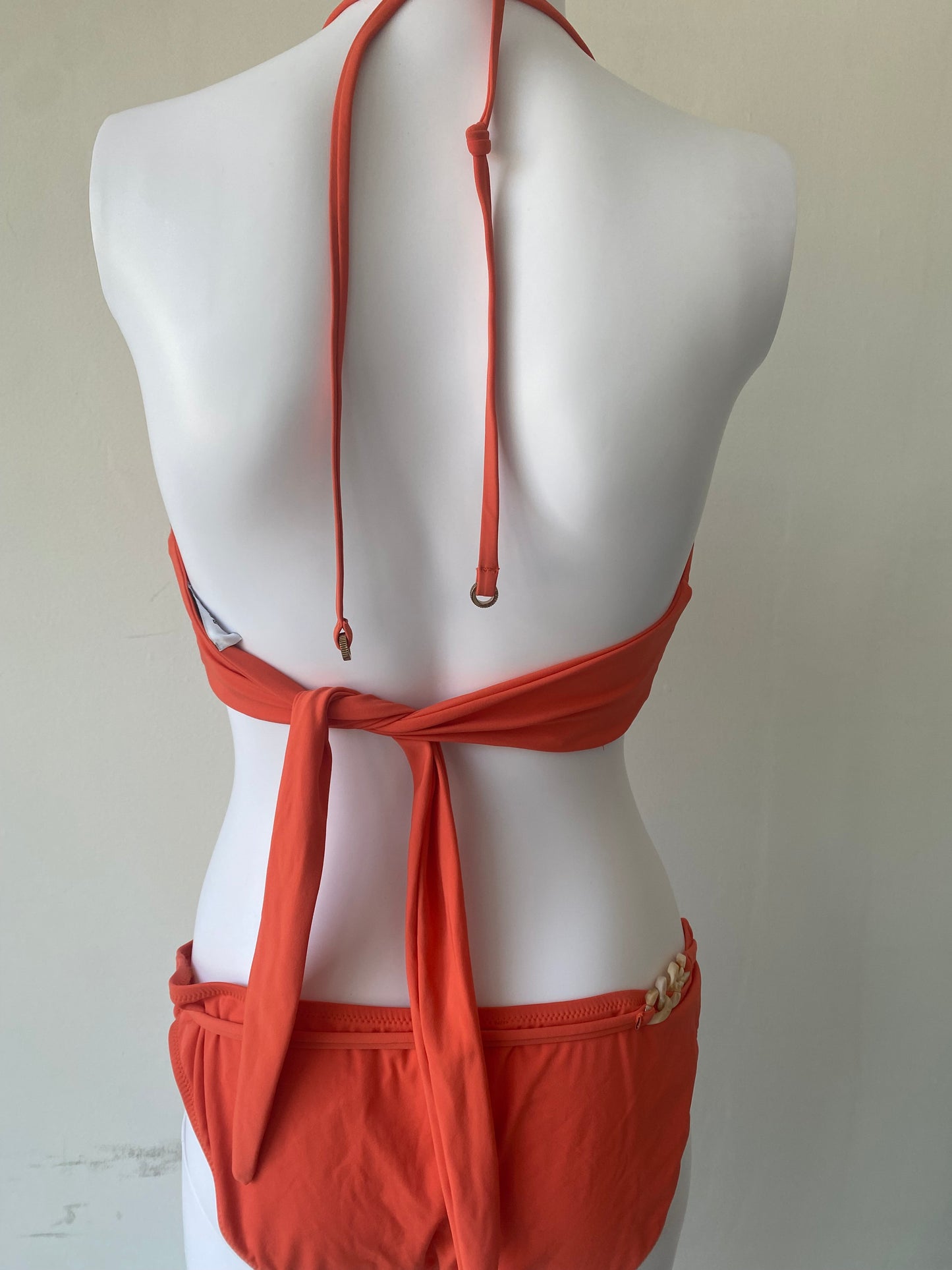 Reiss Orange Bikini Size 12