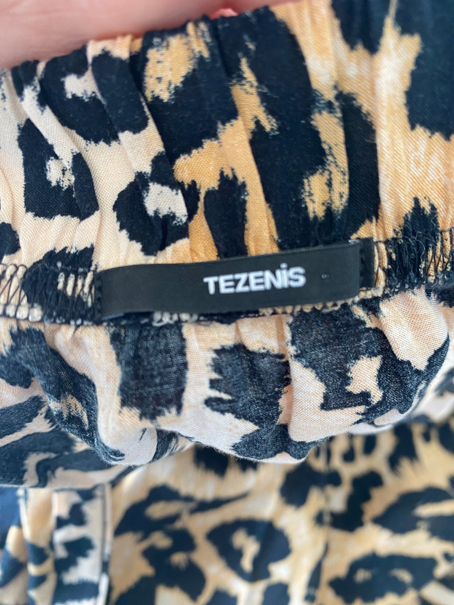 Tezenis Leopard Print Maxi Skirt Size 14