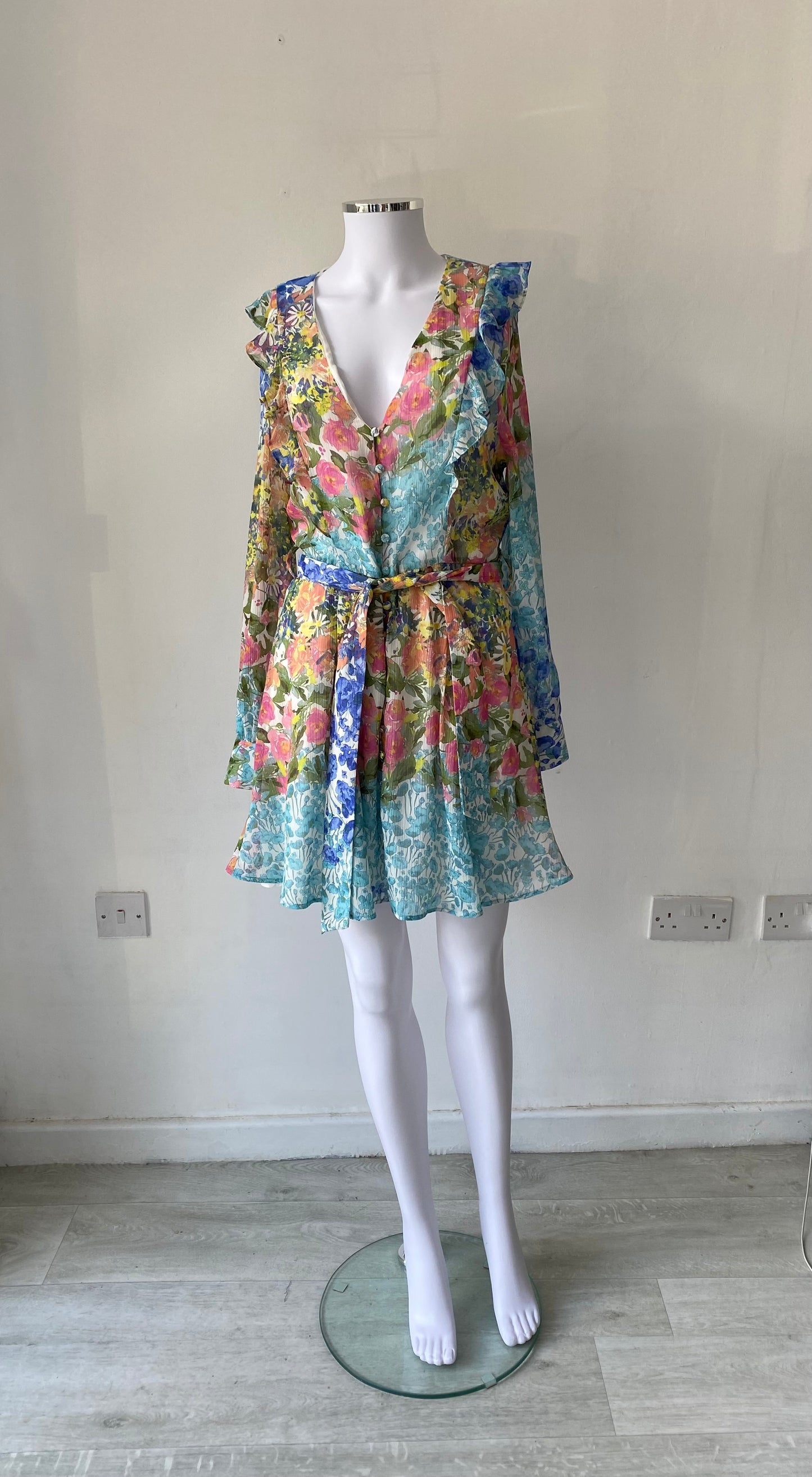 Zara Floral Dress Size 12