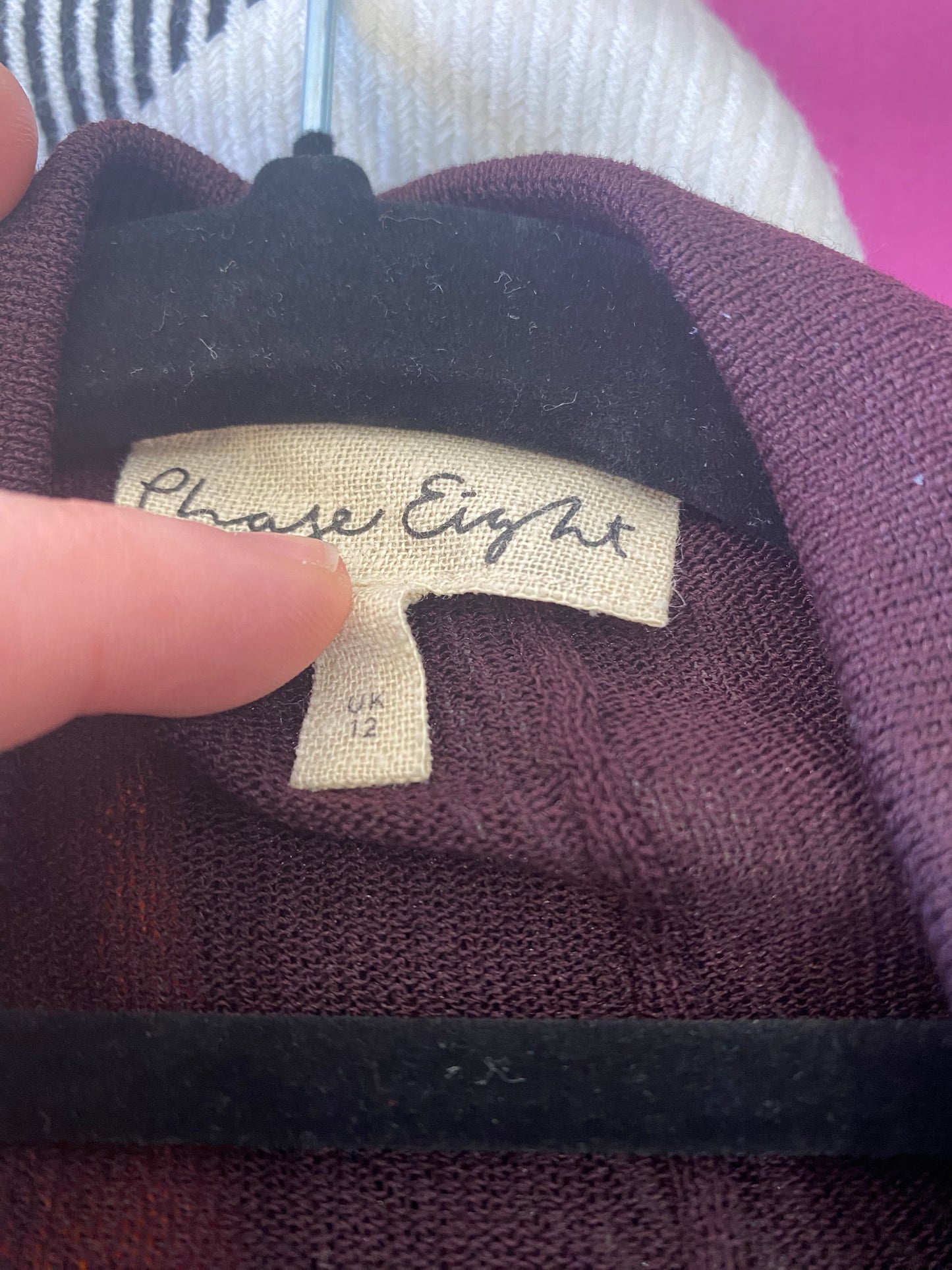 Phase Eight Purple Cardigan Size 12