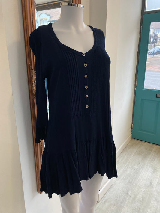 Ghost Navy Shirt Top or Dress Size Small 8-10