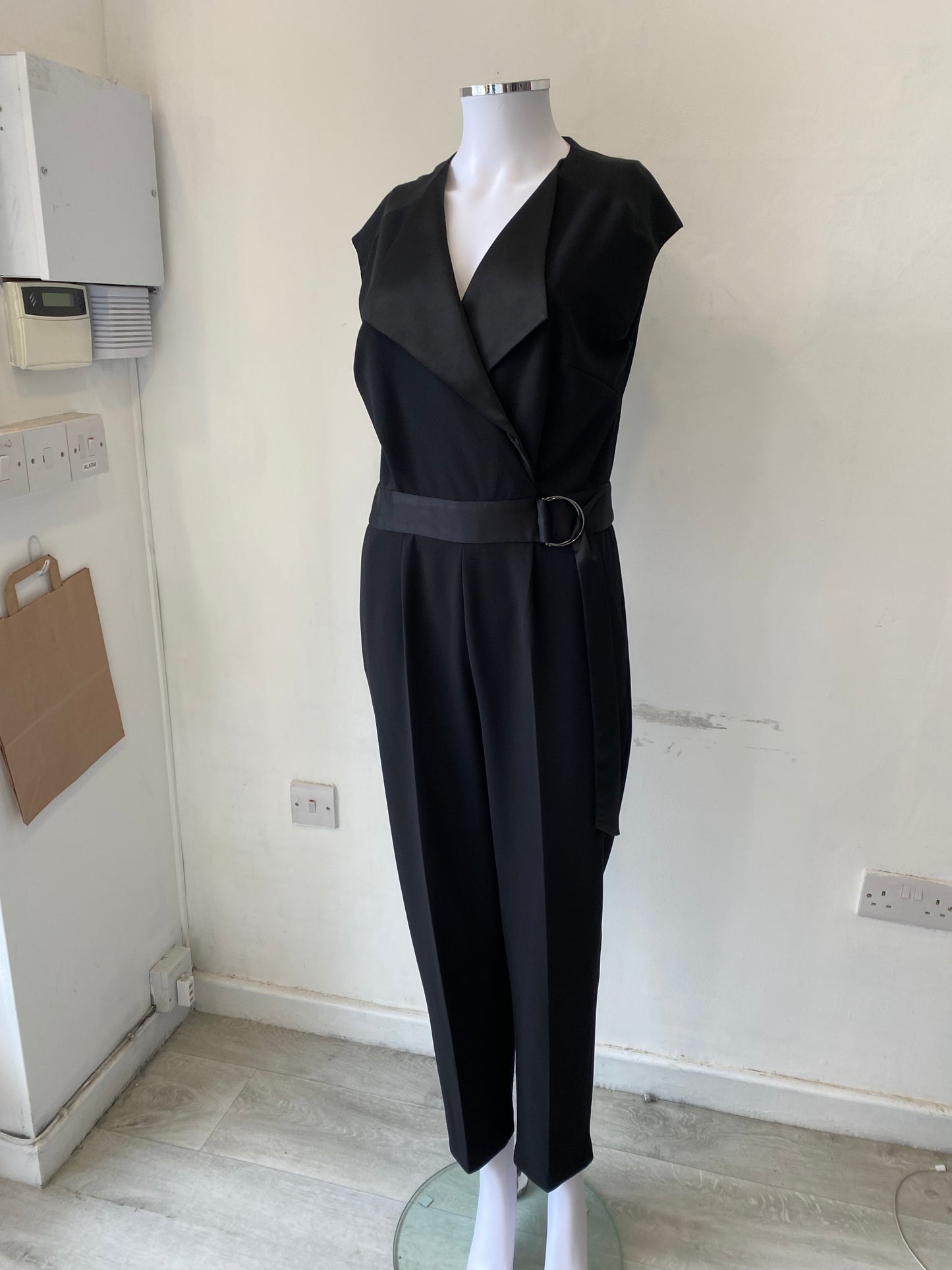 Coast Black Jumpsuit Size 12