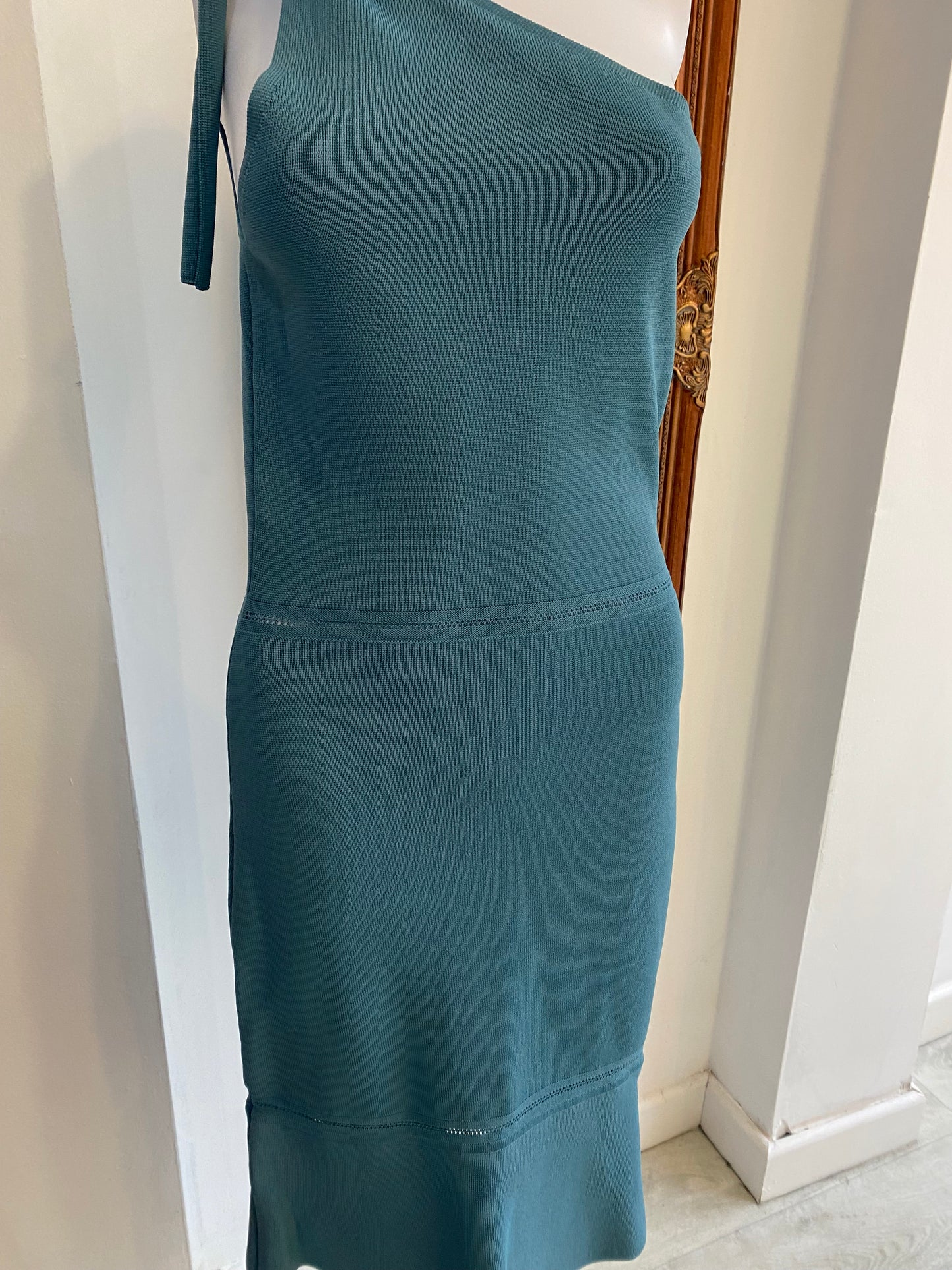 Reiss Light Blue Bodycon Dress Size 8