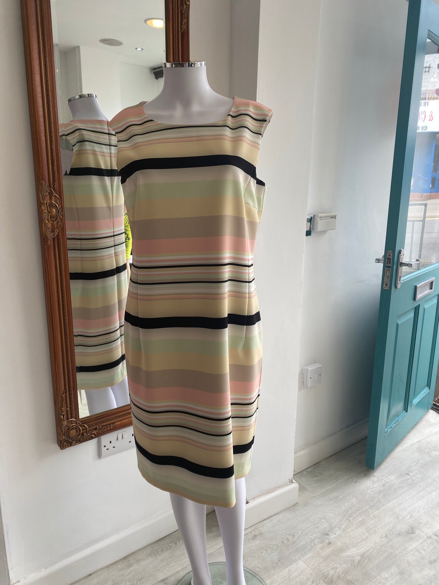 Luisa Cerano Striped Dress Size 14