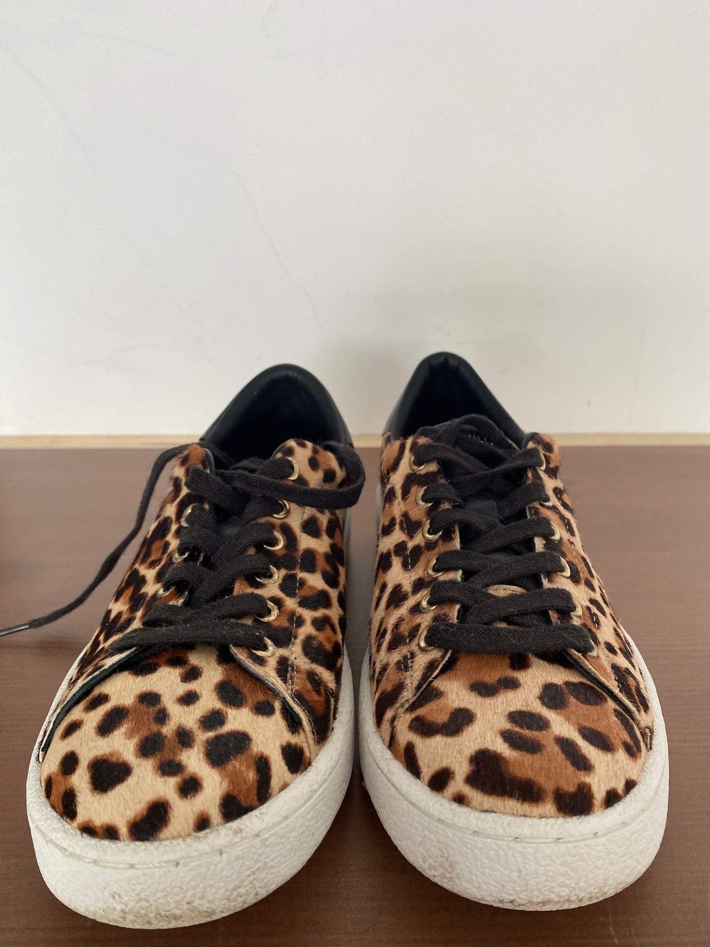 Karen Millen Leopard Print Trainers Size 4