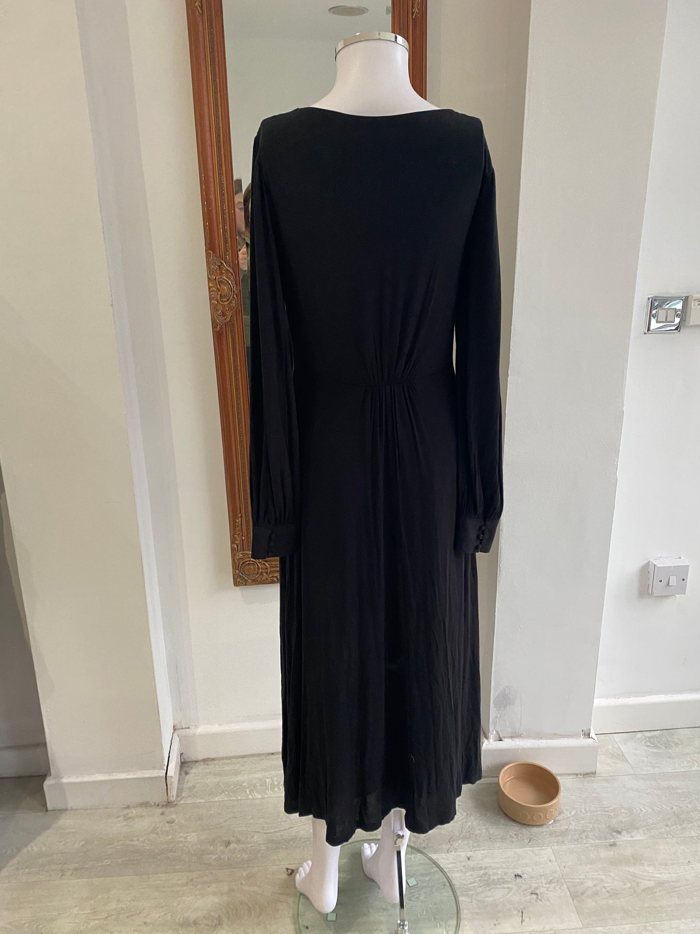 Boden Black Long Dress Size 8