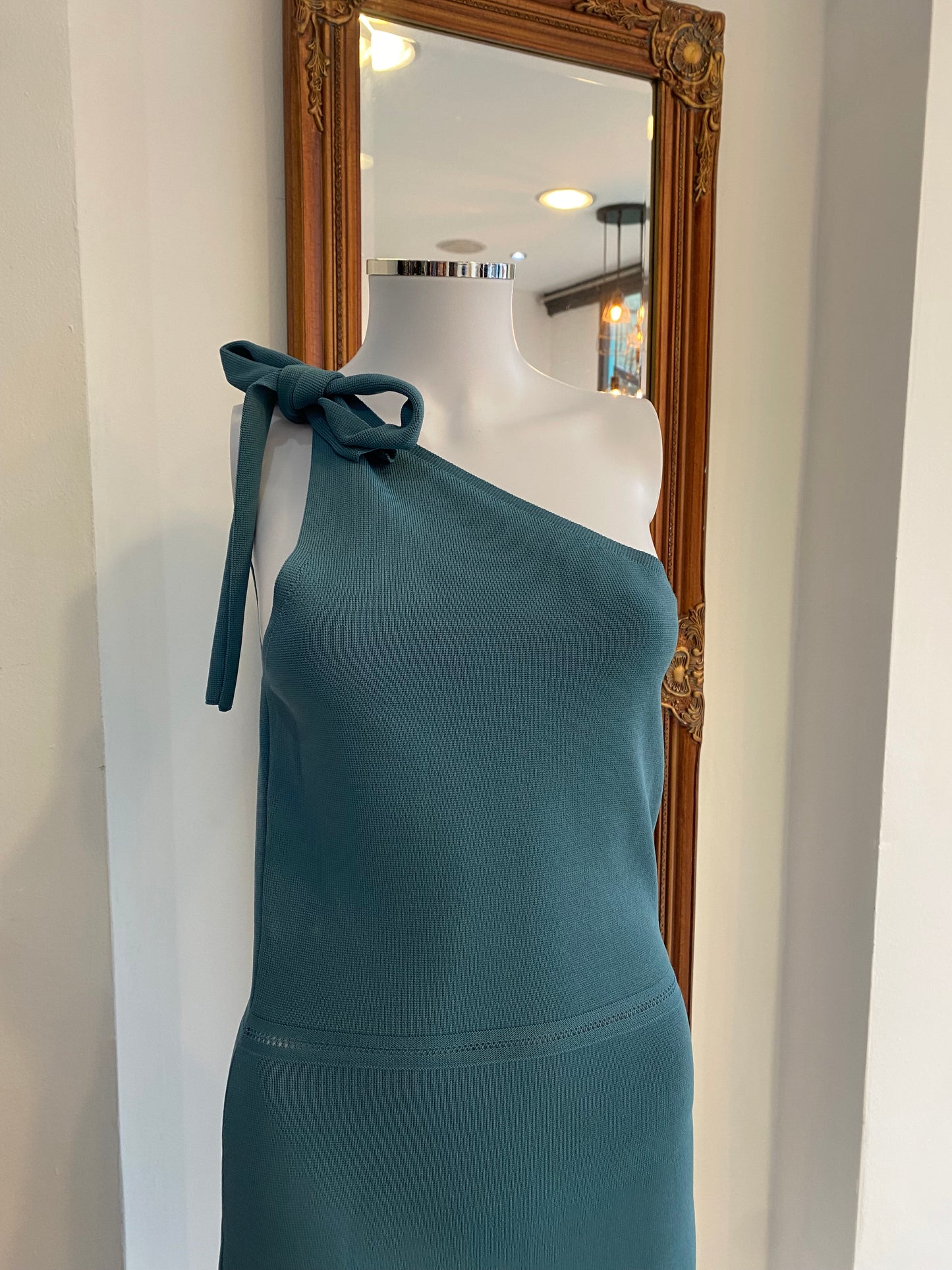 Reiss Light Blue Bodycon Dress Size 8