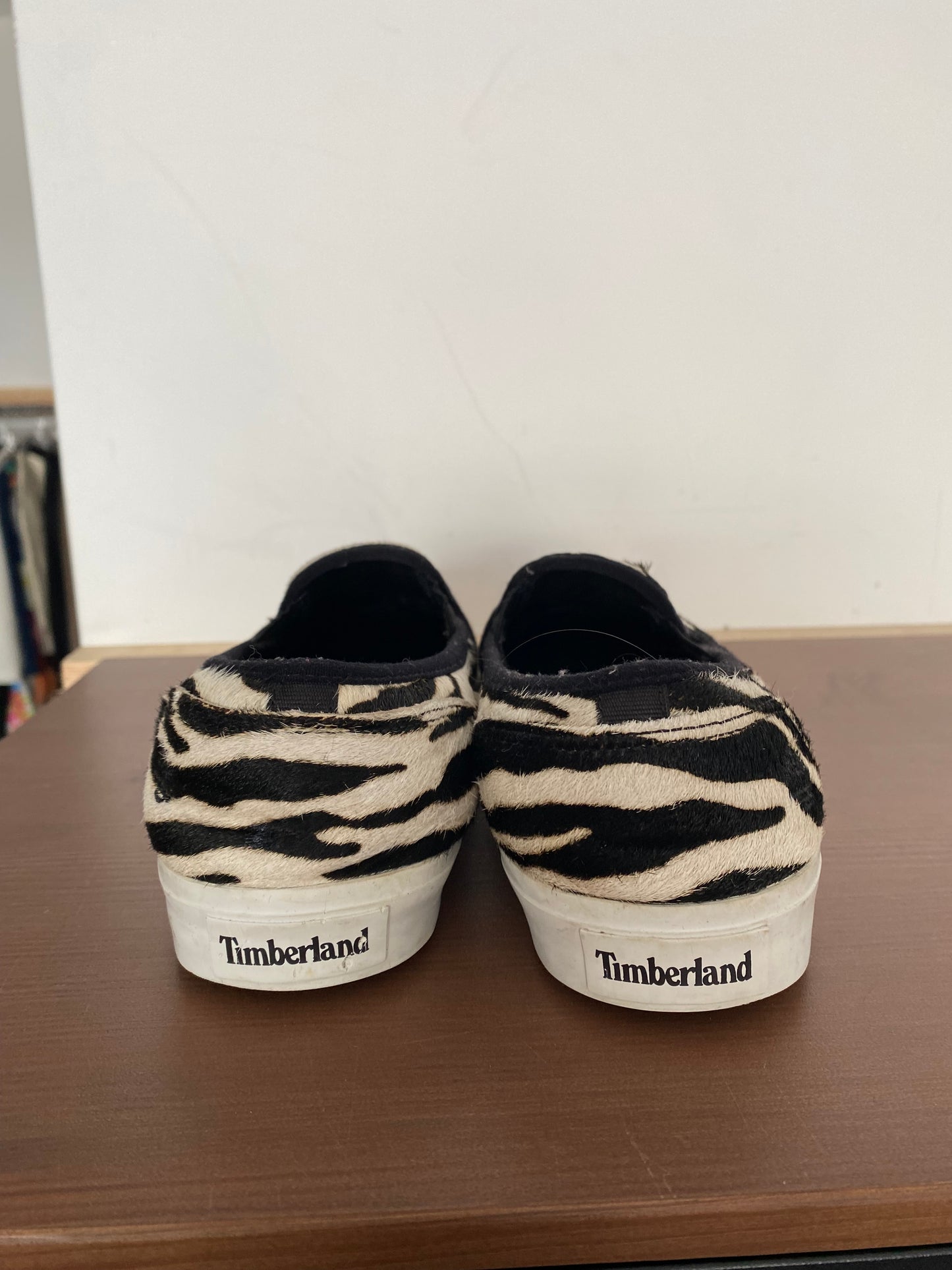 Timberland Zebra Print Loafers Size 6.5