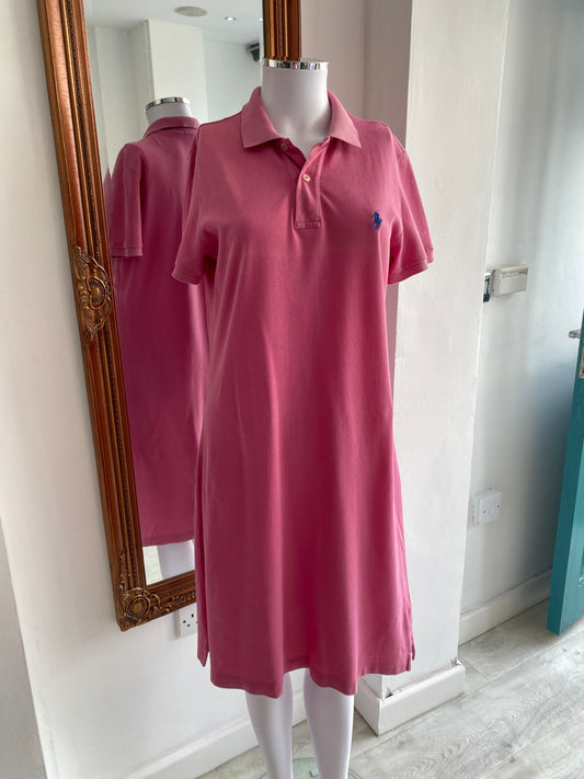 Ralph Lauren Pink Tshirt Dress Size Medium