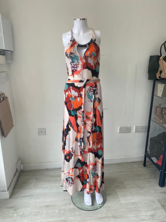 French Connection Printed Maxi Dress Size 10