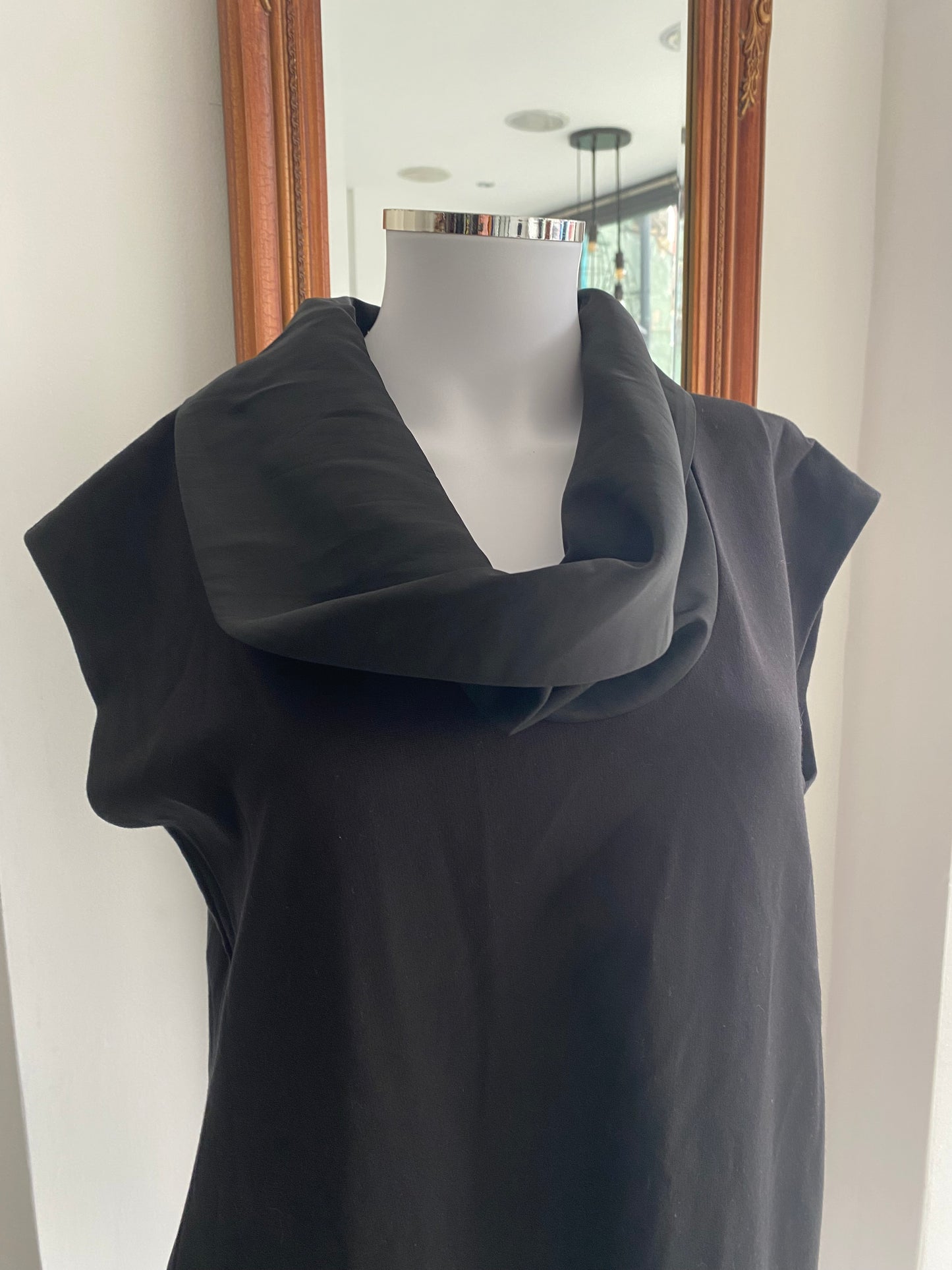 Ted Baker Black Cowl Neck Dress Size 12