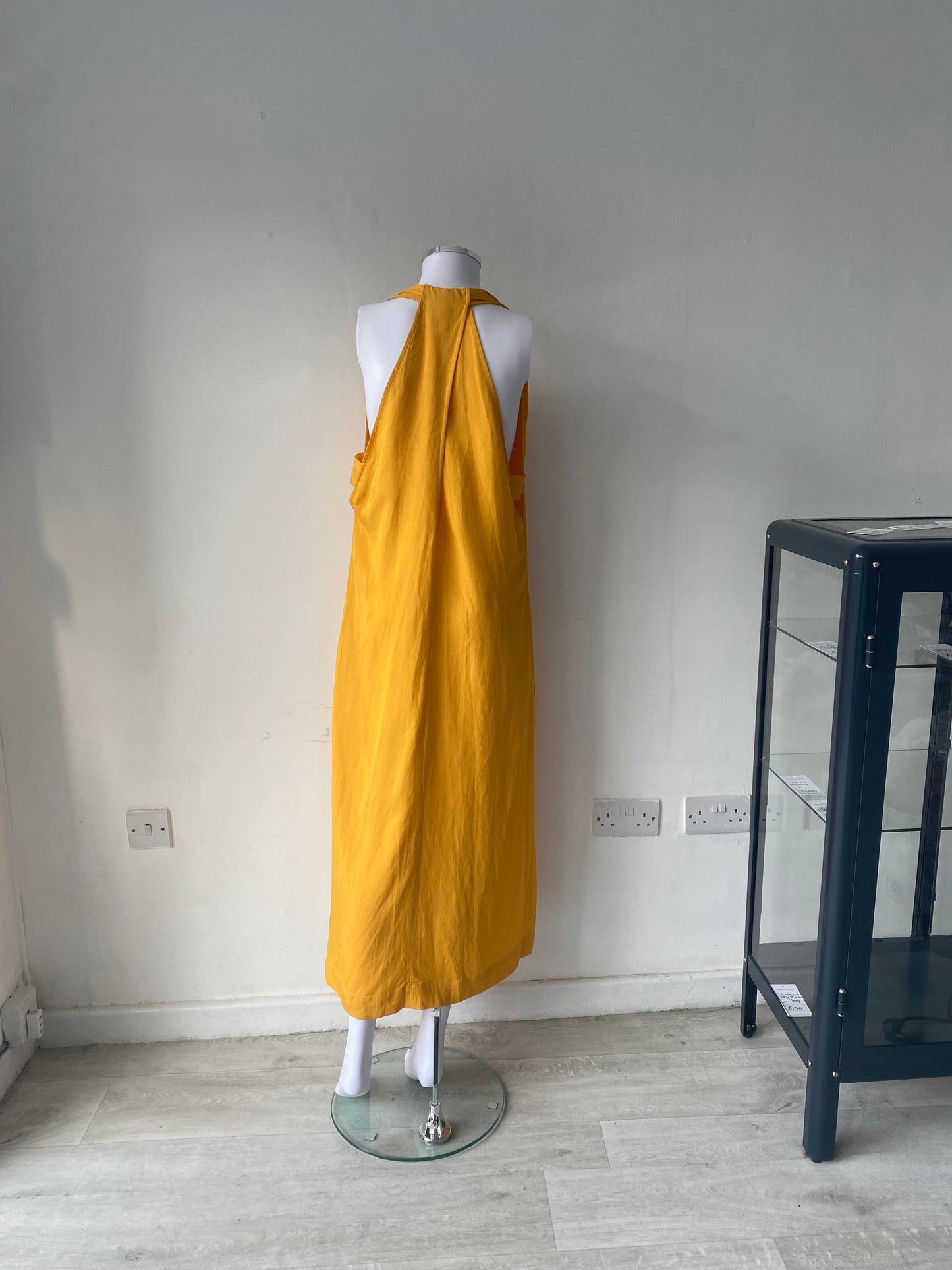 Reiss Orange Maxi Dress Size 12