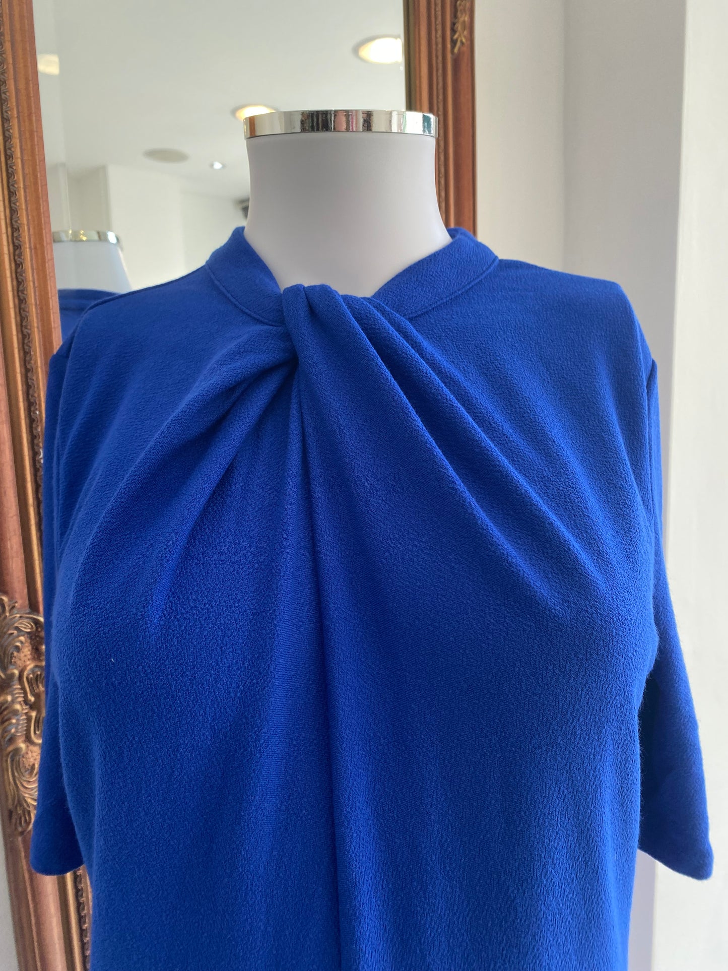 Phase Eight Blue Knot Dress Size 12