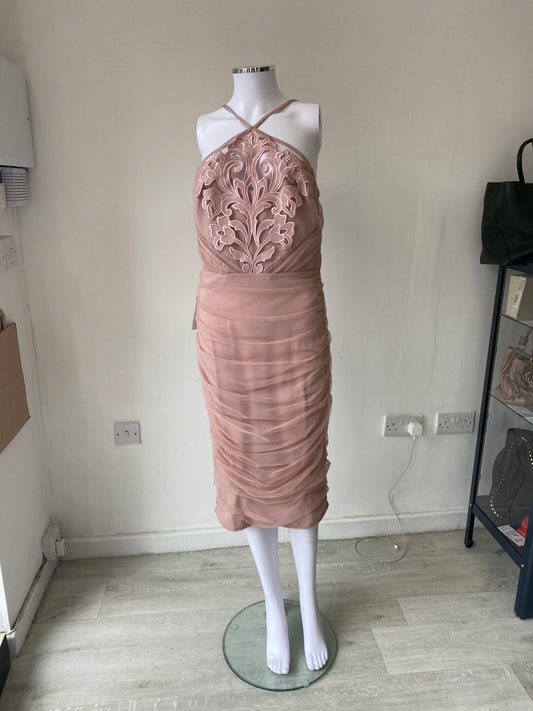 Lipsy Blush Pink Dress Size 14