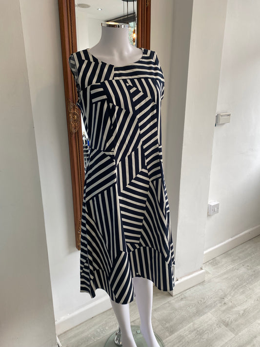 Luisa Cerano Striped Dress Size 14