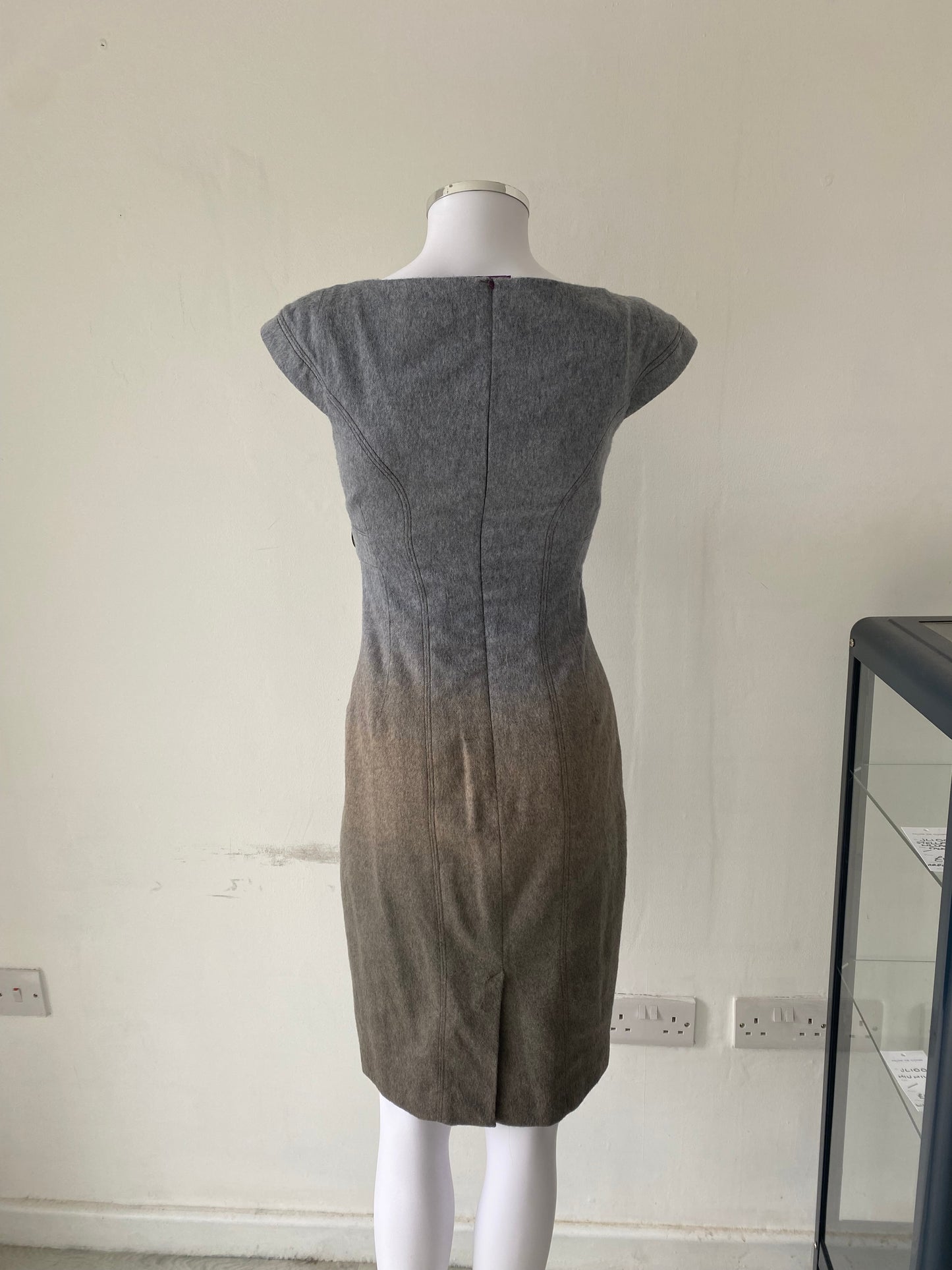 Karen Millen Wool Ombré Dress Size 8