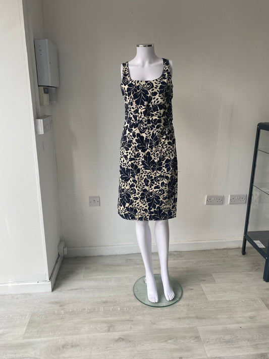 Nougat Patterned Dress Size 8-10