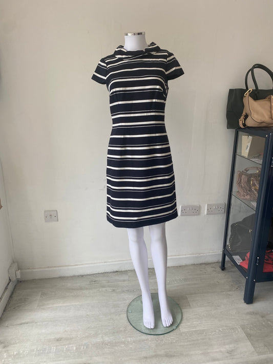 Hobbs Striped Dress Size 8