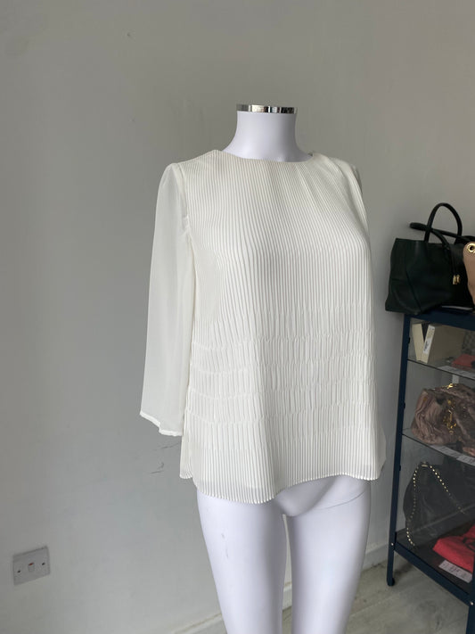 Ted Baker White Top Size 8-10