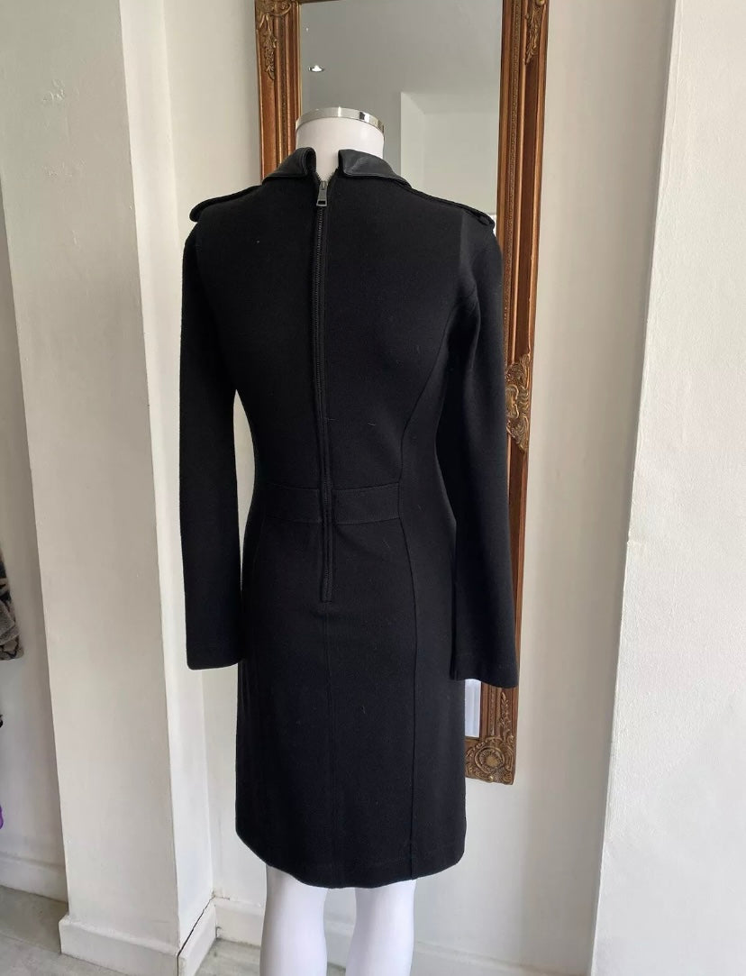 Burberry Brit Black Military Dress Size 10