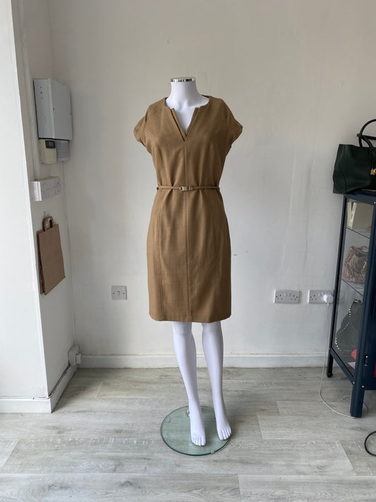 Ted Baker Wool Beige Dress Size 8