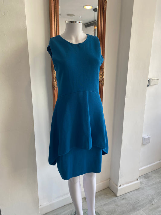 COS Blue Knit Dress Size Small