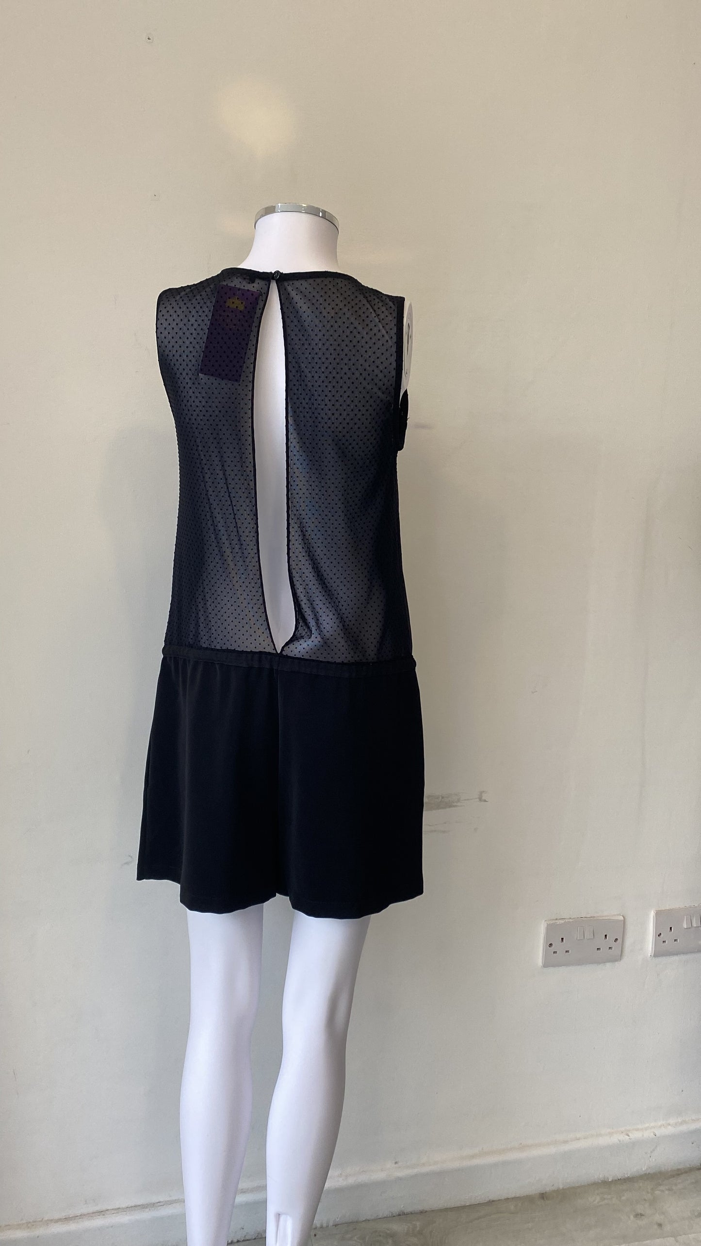 Zara Black Playsuit Size Small 8-10