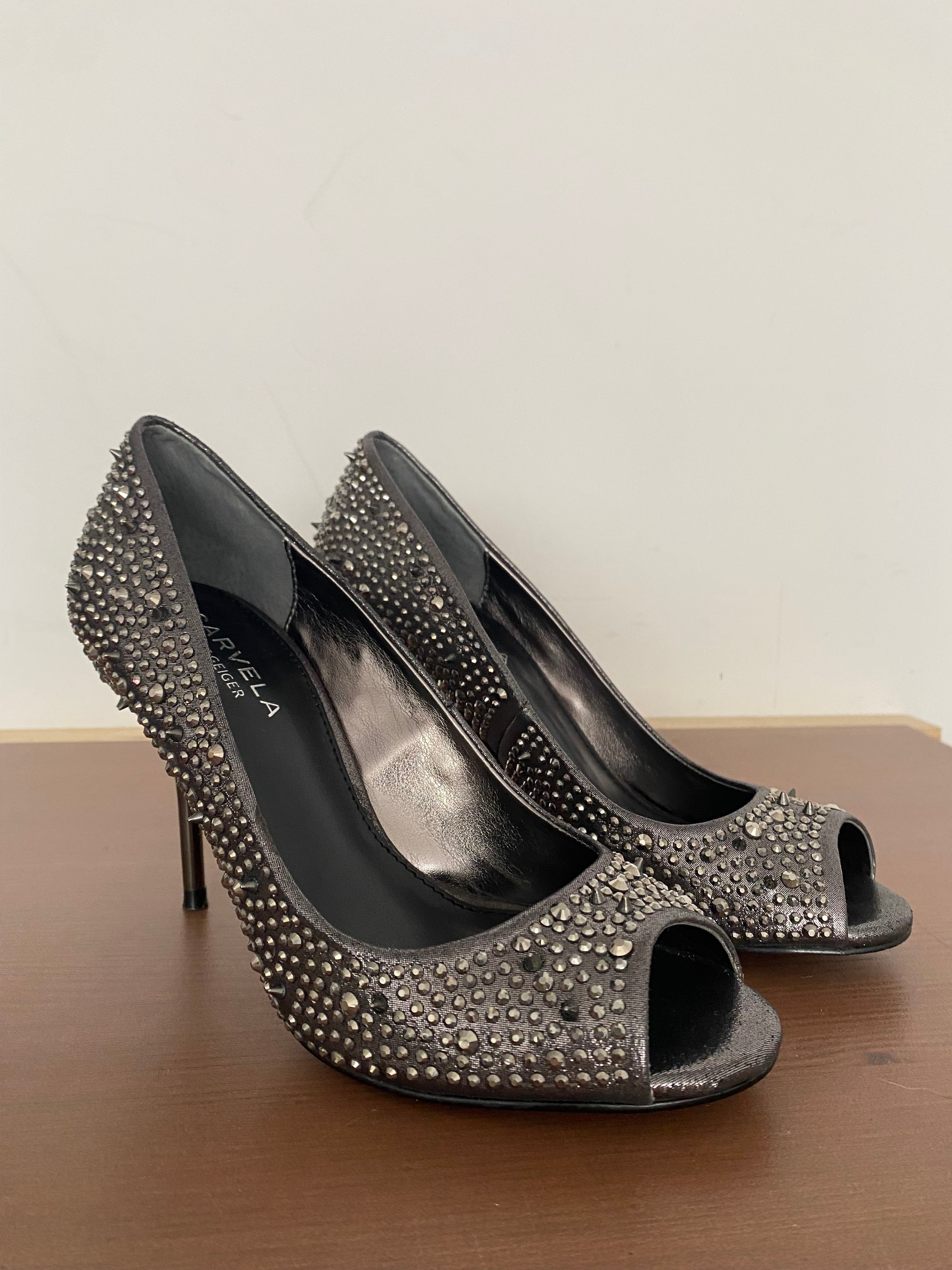 Carvela pewter shoes shops