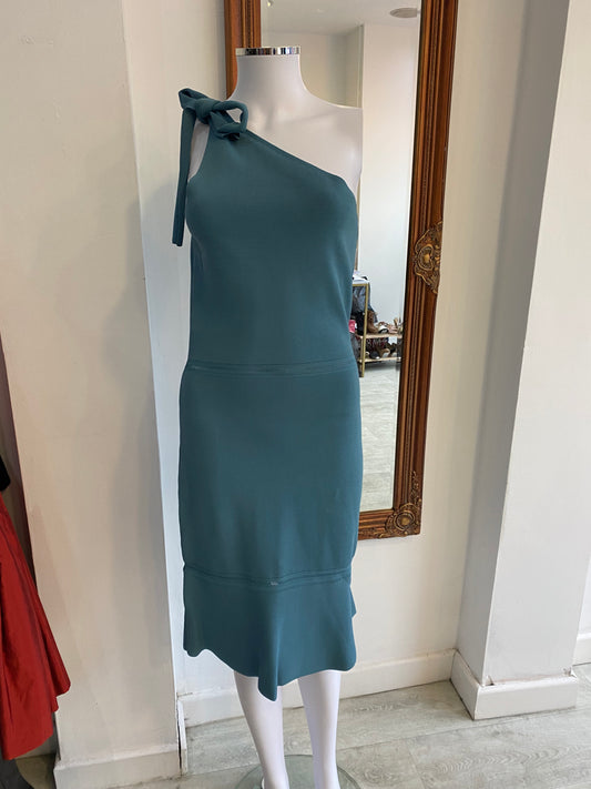 Reiss Light Blue Bodycon Dress Size 8