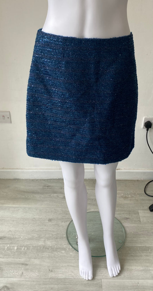 Victoria Beckham Tweed Skirt Size 10
