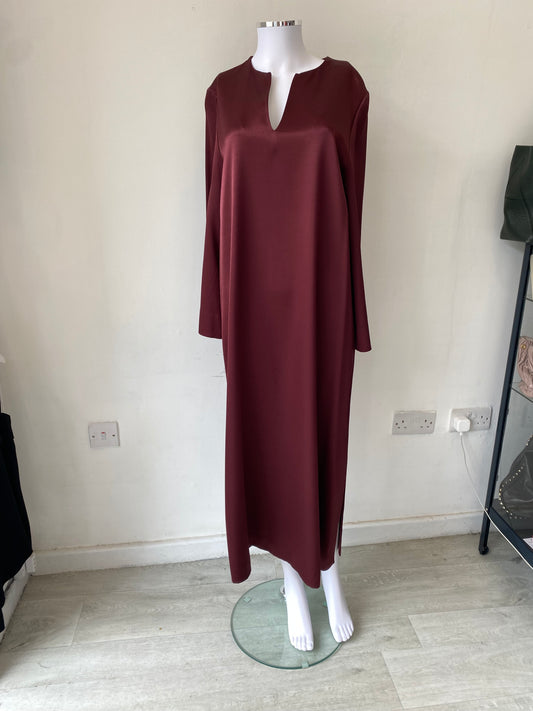 By Marlene Birger Silk Feel Maxi Dress One Size