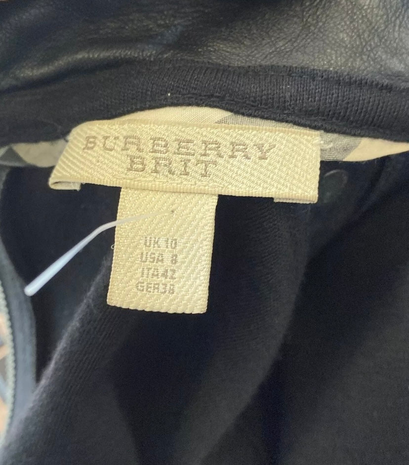 Burberry Brit Black Military Dress Size 10