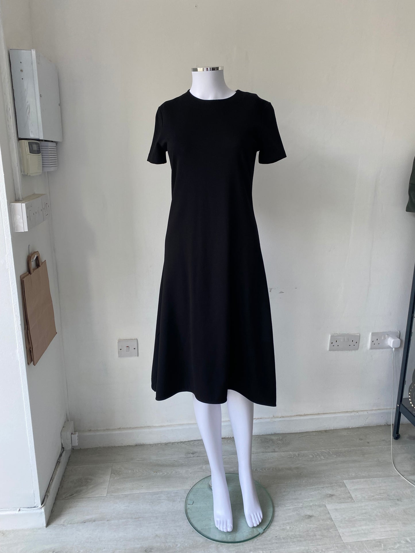 Paul Smith Black Dress with Red Trim Size 8