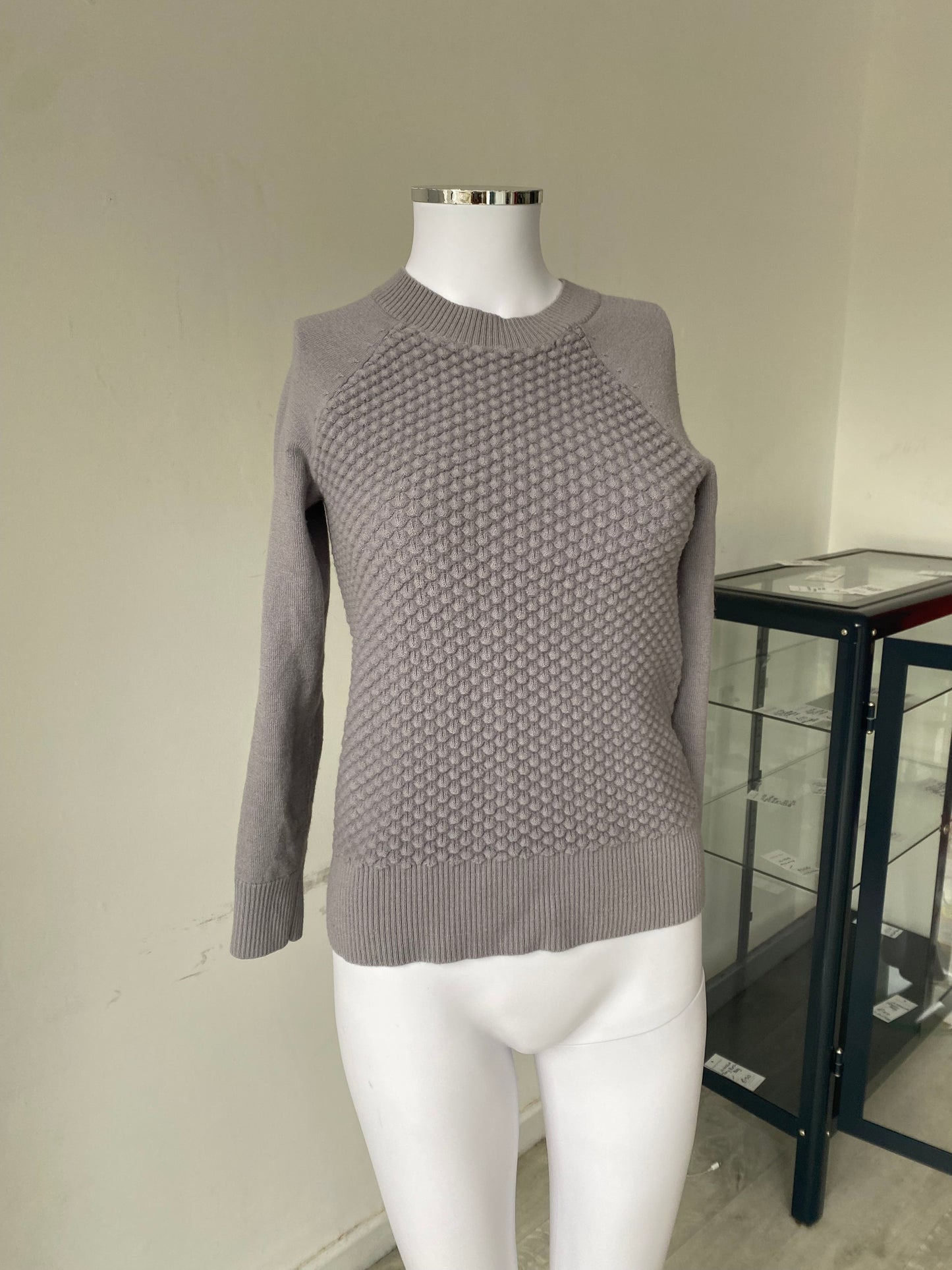 Ted Baker Lilac Boucle Merino Wool Jumper Size 8