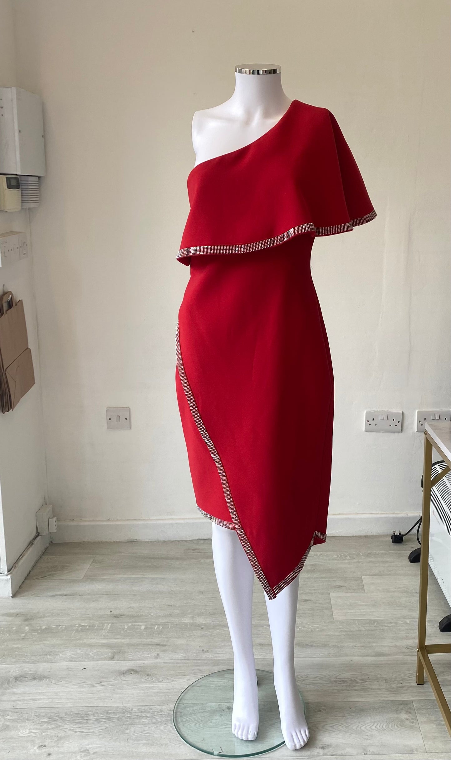 Red and Royal Red Dress Size 10