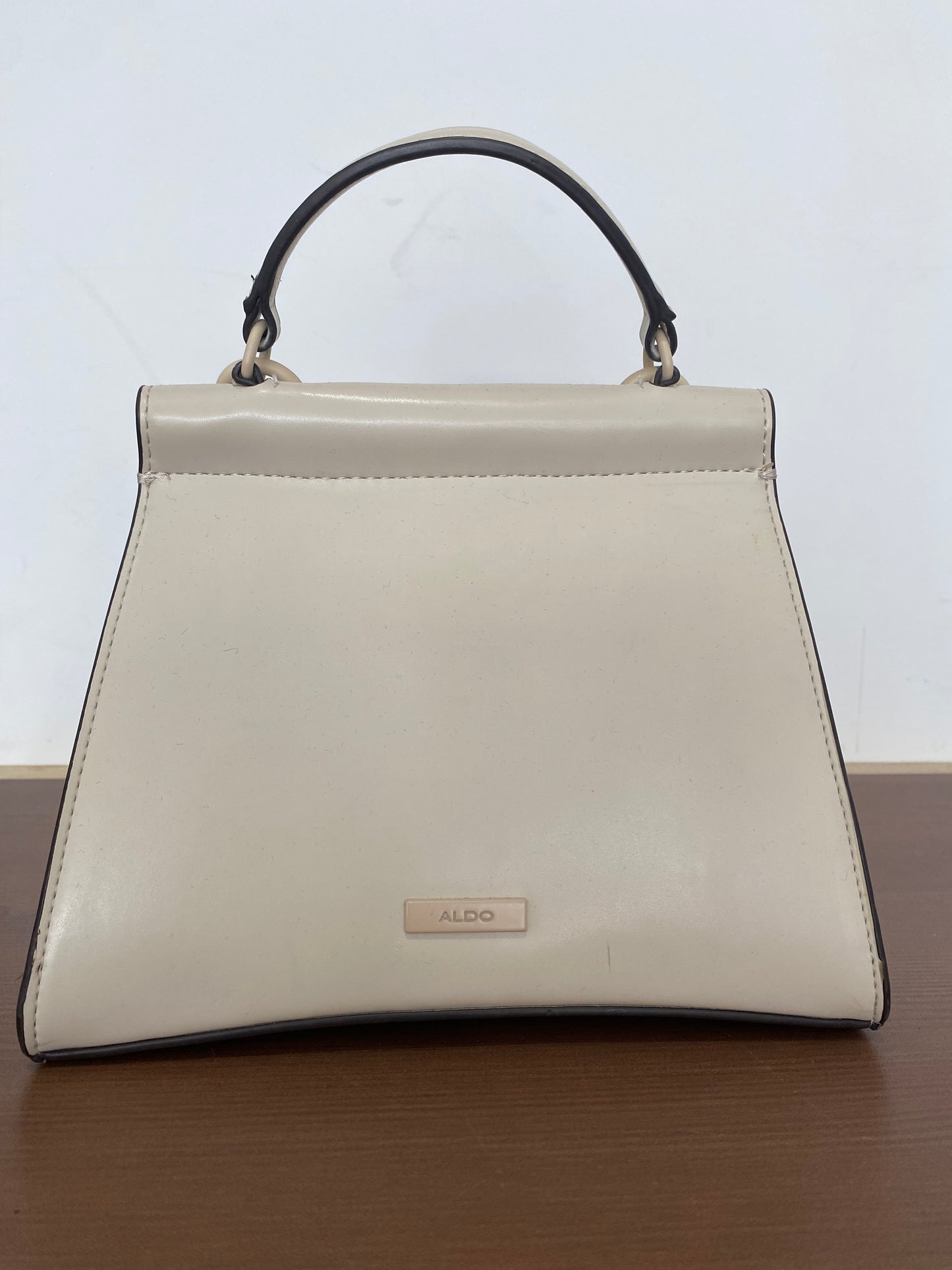 Aldo Cream Handbag with Plastic Chain