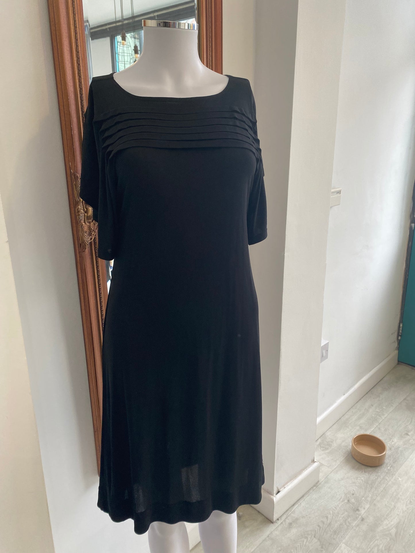 Jaeger Black Evening Dress Size 8