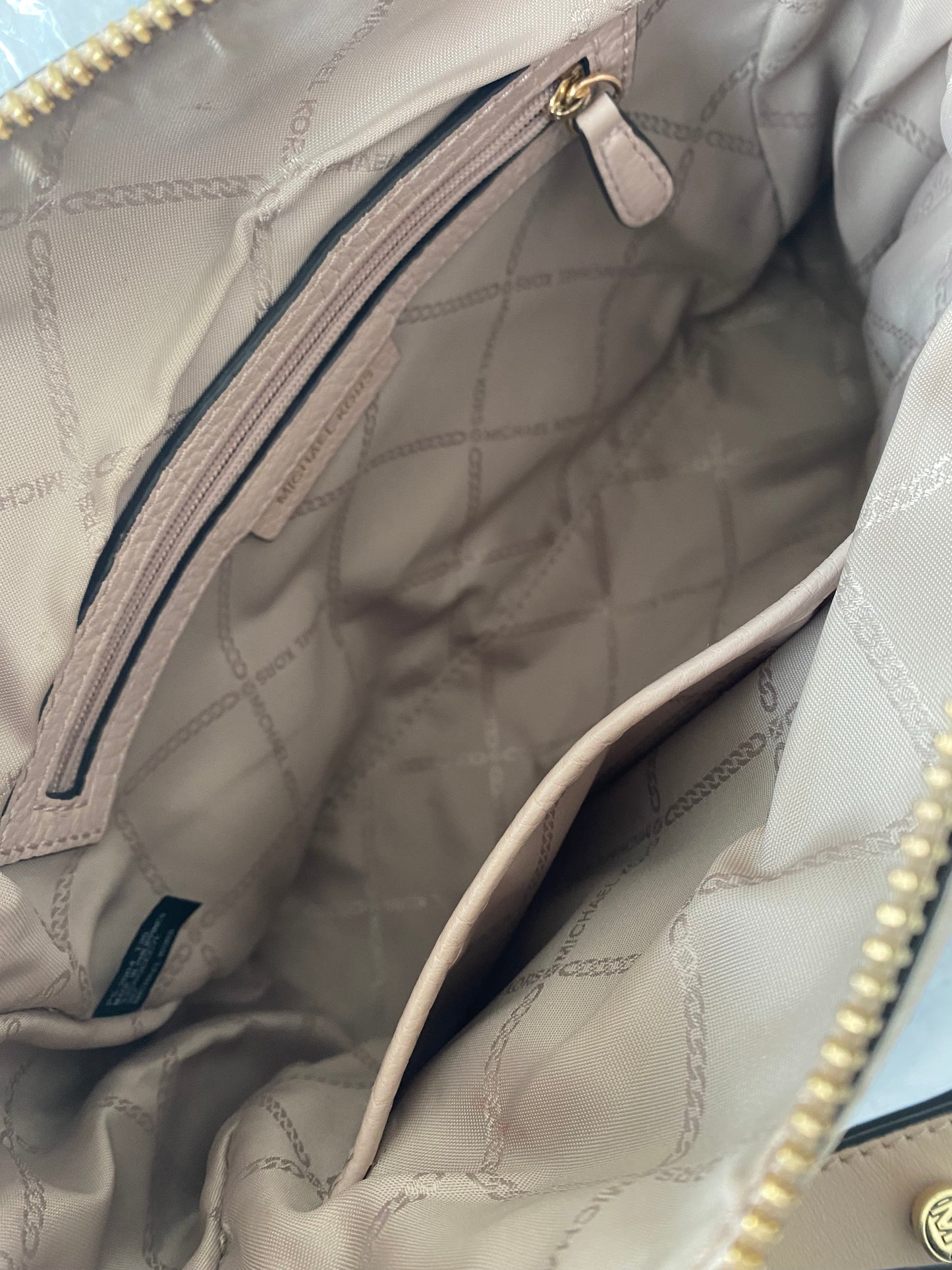 Michael Kors Blush Pink Leather Crossbody Bag