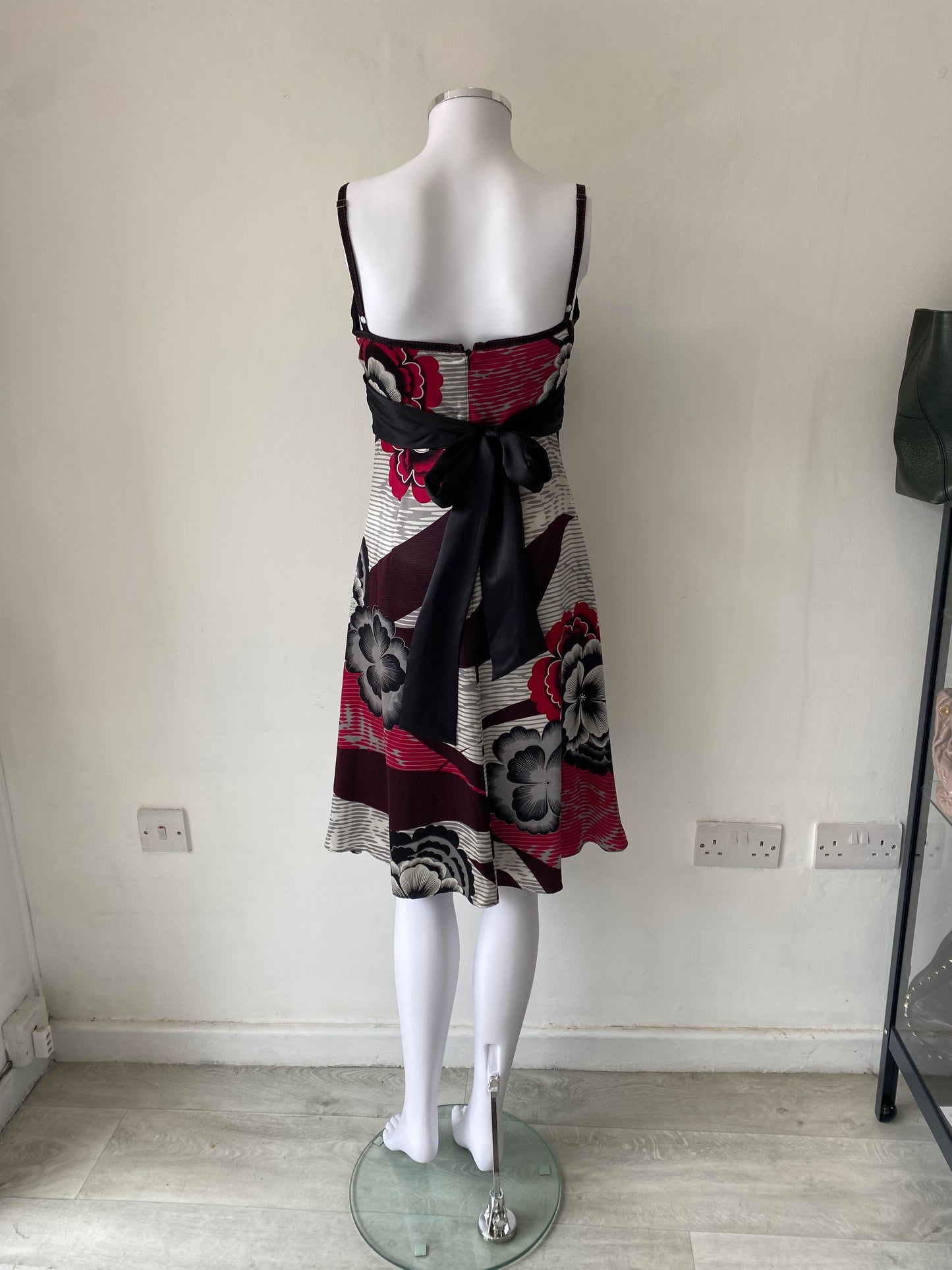 Ted Baker Silk Printed Dress Size 8