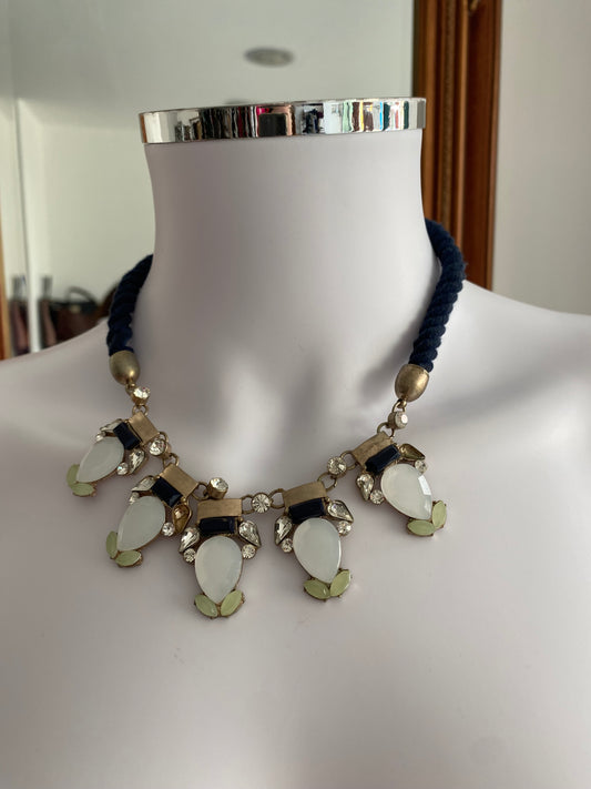 Clear White Stones Necklace