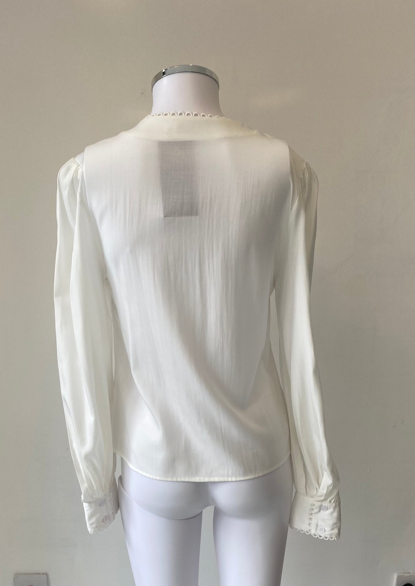 Vita Grace Off White Blouse Size 8