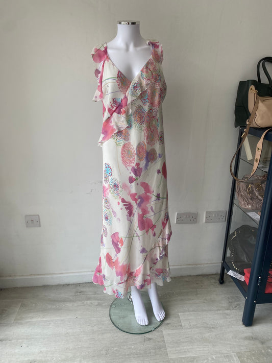 Fenn Wright Manson Floaty Floral Dress Size 16