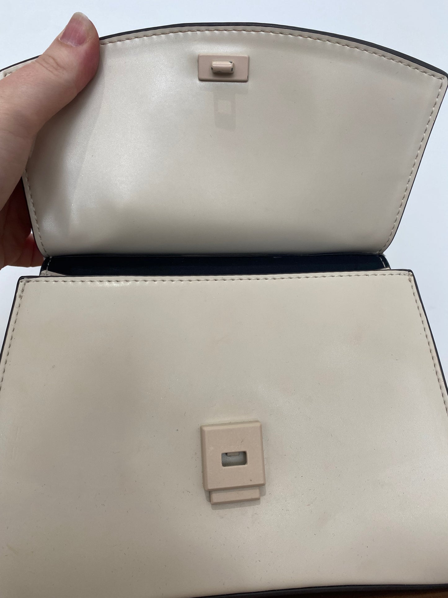 Aldo Cream Handbag with Plastic Chain